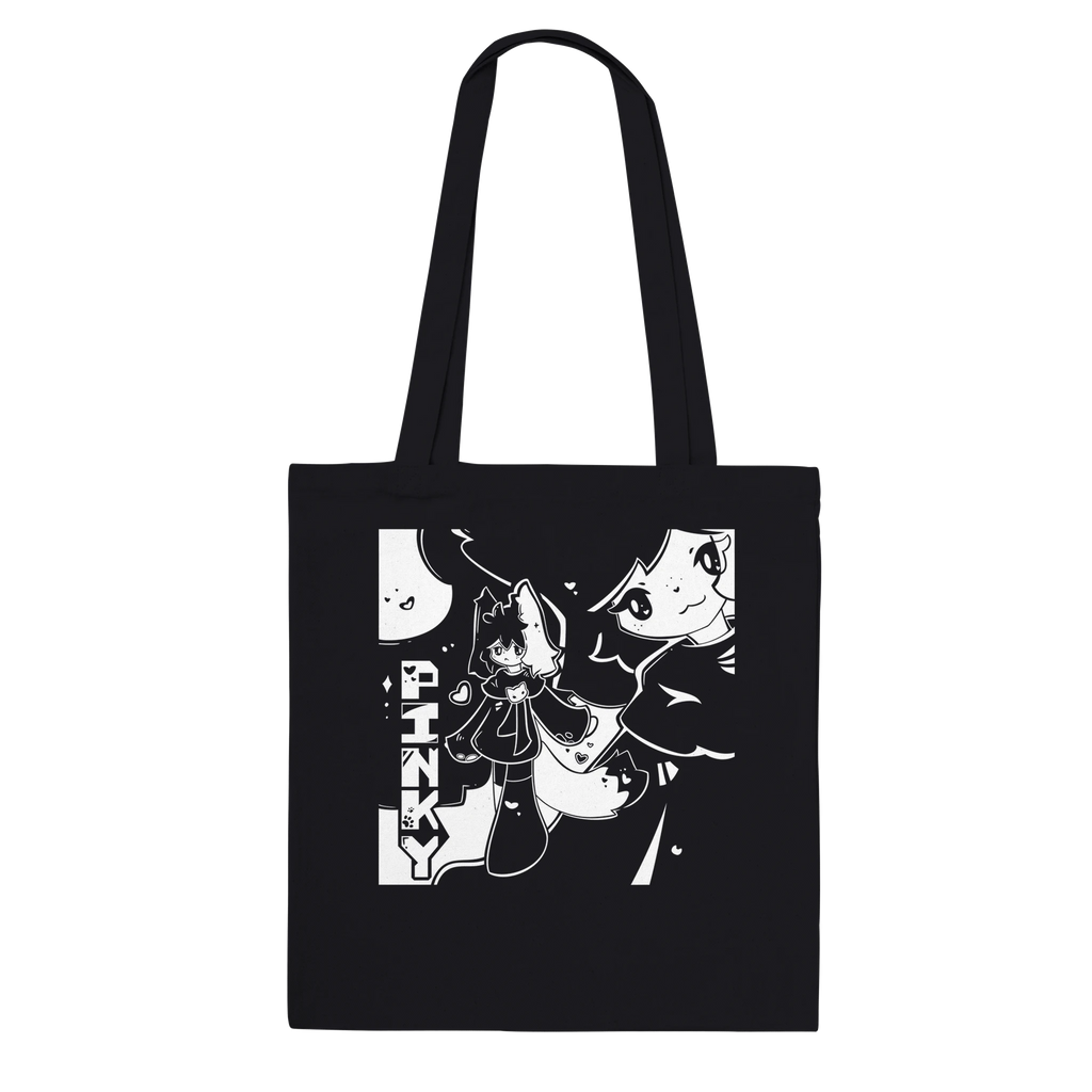 Black ponky totebag