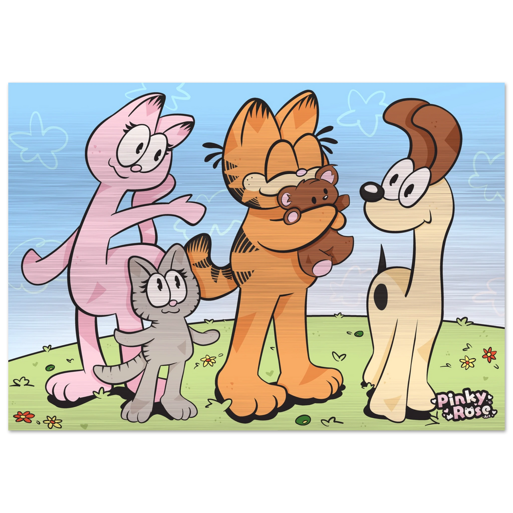 brushed aluminium garf